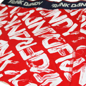 【2枚で送料無料】【メール便対応】FRANKDANDYフランクダンディー/Logo45(レッド)【hade】【楽ギフ_包装選択】【あす楽】【正規品】プレゼント用ギフトラッピング無料^^2011秋冬新作祭り【YDKG-m】