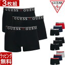 GUESS ゲス ボクサーパンツ 3枚セット 3pack 3枚組 メンズ ローライズ Guess 無地 コットン 定番 ブランド 下着 パンツ インナー プレゼ...