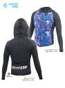 RACERZAP レーサーザップ MENS Water Support L/S (シーサイドロック/ブラック)JAKET SUP サップ ウェットスーツ Win...