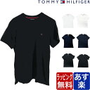 トミーヒルフィガー Tシャツ Vネック クルーネック 半袖 メンズ TOMMY HILFIGER ブランド トミー フィルフィガー 白 黒 紺 プレゼント ギフト ラッピング 無料 彼氏 男性