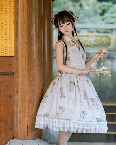 超激安 ロリータ Cyan Lolita ワンピース 華ロリ フリル 上品 ドレス 花柄 ノースリーブ ミディアム フレア チャイナ 春夏 Loli42 高速配送 Banja2 Com 超激安 ロリータ Cyan Lolita ワンピース 華ロリ フリル 上品 ドレス 花柄 ノースリーブ ミディアム フレア チャイナ 春夏 Loli42 高速配送 Banja2 Com
