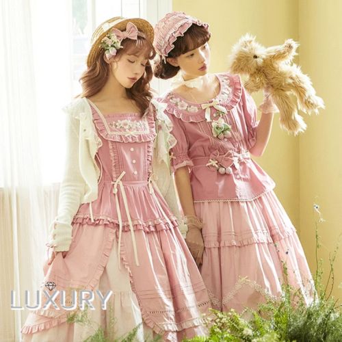ロリータファッション 甘ロリ リボン付き ベルト 3色 桃モチーフ お嬢様 レトロ 古風 かわいい ガーリー 優雅 お茶会 イベント 撮影用 アクセサリー
