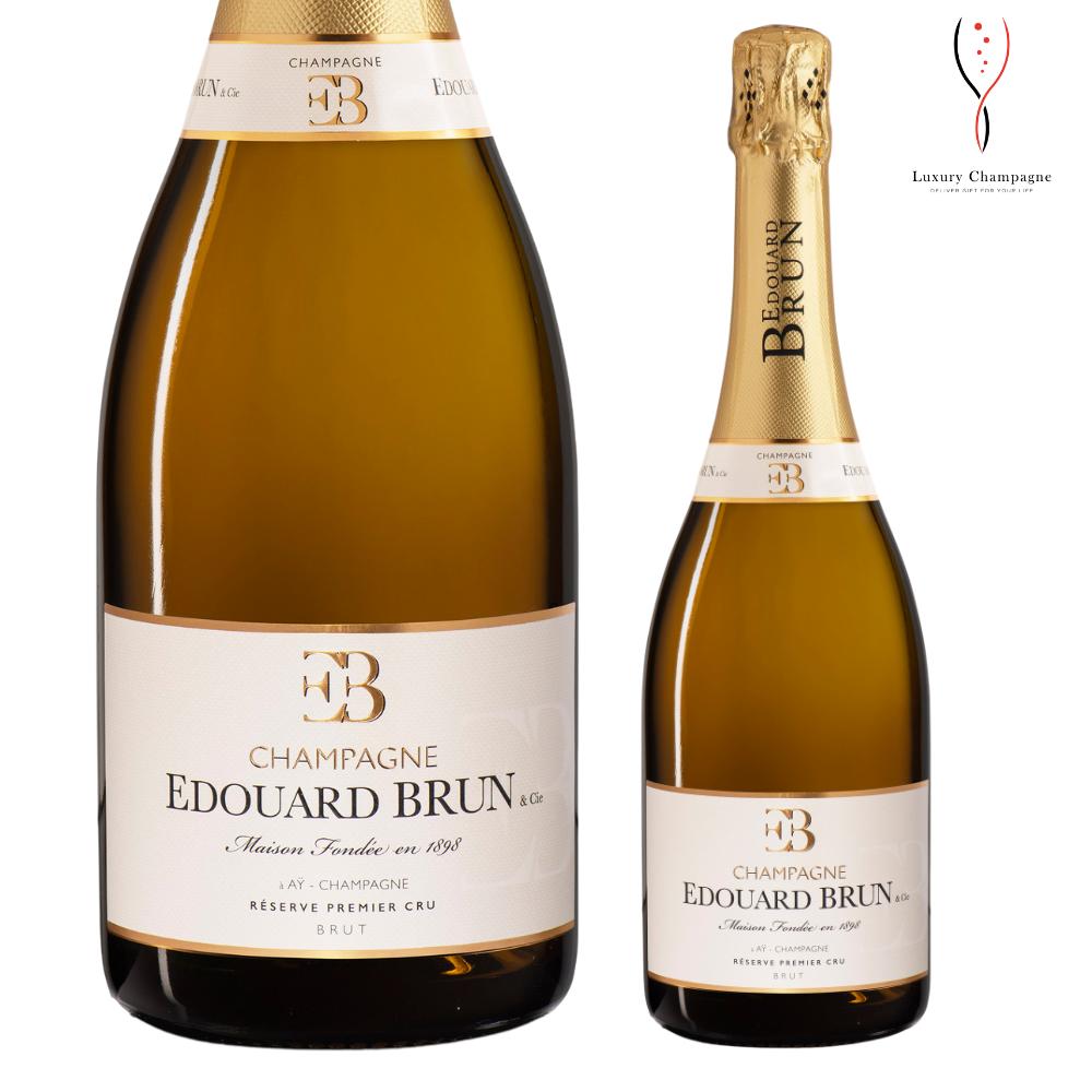 楽天Luxury Champagne【送料無料】エドゥアールブラン ブリュット プルミエクリュ 750ml Edouard Brun Brut Premier Cru 送料無料 最短当日発送 贈答用 シャンパン シャンパーニュ 日本初入荷 ウクライナ 寄付 人道支援 平和 ラグシャン