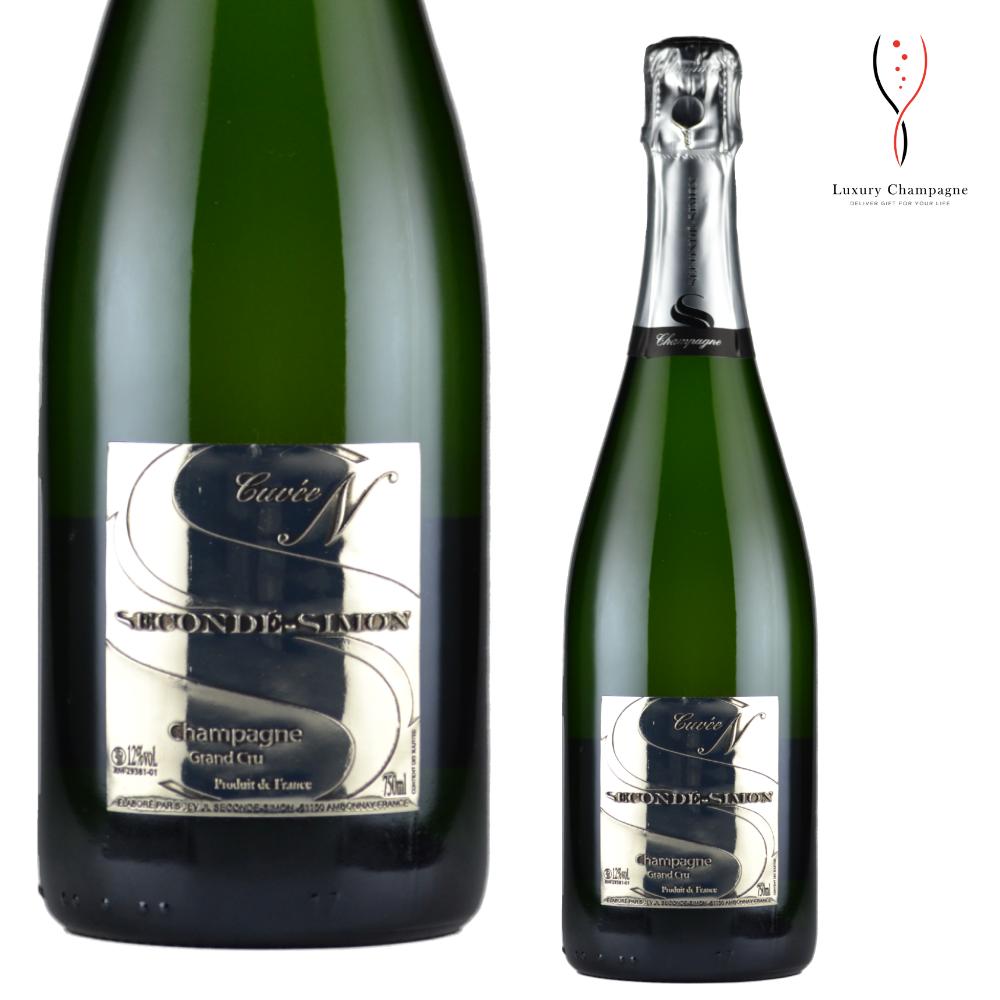 【送料無料】スゴンデ・シモン キュヴェN グラン・クリュ 750ml 正規品 Secondé-Simon Cuvée N Grand Cru グランクリュ アンボネイ ピノノワール シャルドネ 送料無料 最短当日発送 贈答用 シャンパン シャンパーニュ