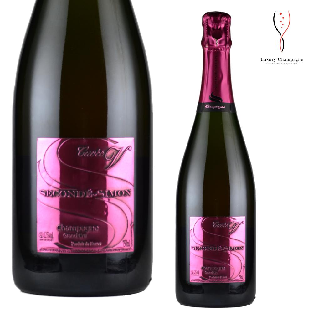 【送料無料】スゴンデ・シモン キュヴェV グラン・クリュ ロゼ 750ml 正規品 Secondé-Simon Cuvée V Grand Cru Brut Rosé グランクリュ アンボネイ ピノノワール シャルドネ 送料無料 贈答用 シャンパン シャンパーニュ