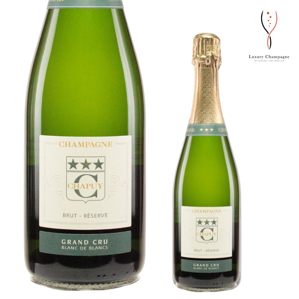 【送料無料】シャピュイ ブリュット レゼルヴ ブランドブラン 750ml 正規品 CHAMPAGNE CHAPUY BRUT RESERVE BLANC DE BLANC グランクリュ オジェ シャルドネ 送料無料 最短当日発送 贈答用 シャンパン シャンパーニュ ウクライナ 寄付