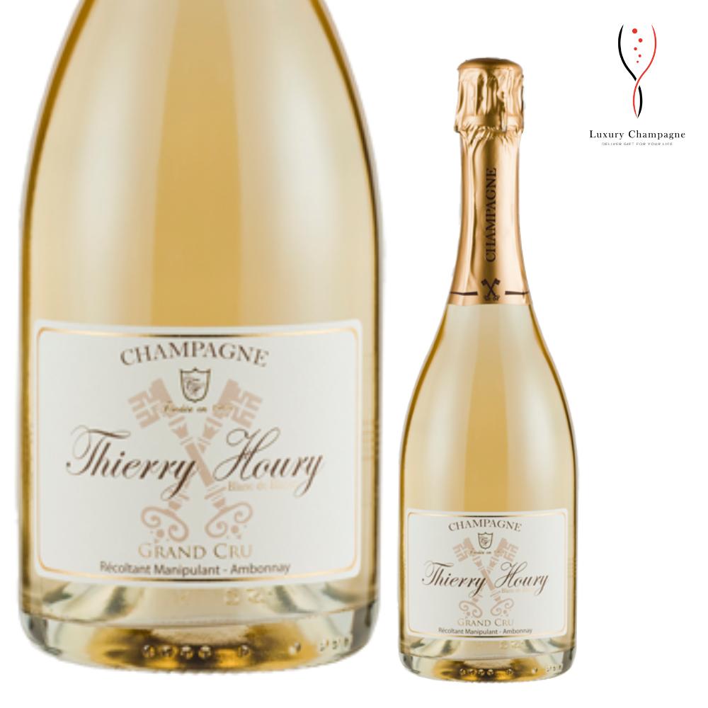 【送料無料】ティエリー・ウリー ブランドブラン 750ml 正規品 THIERRRY HOURY Blanc de Blancs グランクリュ アンボネイ シャルドネ 送料無料 最短当日発送 贈答用 シャンパン シャンパーニュ 限定生産品