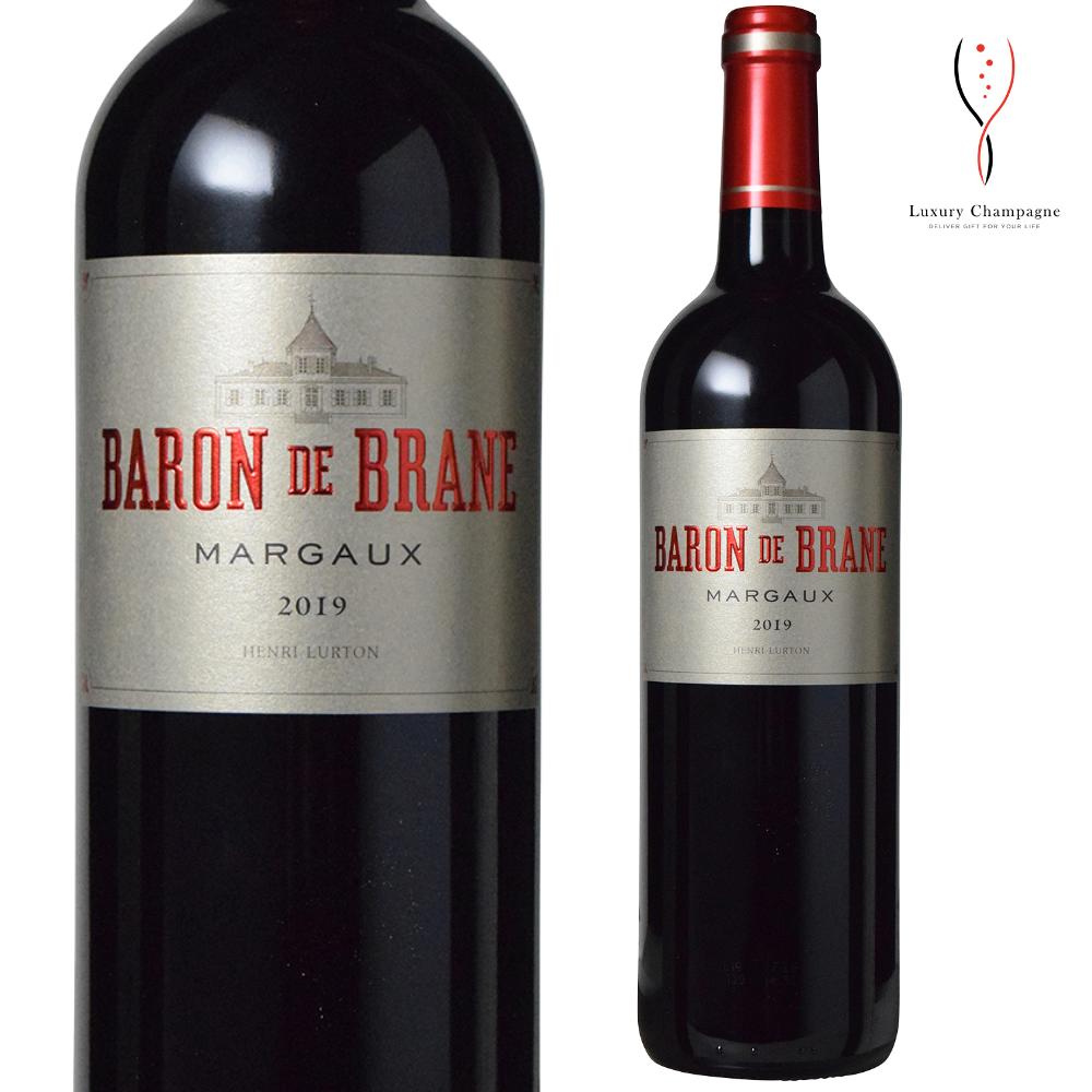 【送料無料】ル・バロン・ド・ブラーヌ 2019年 赤ワイン 750ml Le Baron de Brane Rouge ボルドー マルゴー メドック 第2級格付 セカンドワイン シャトー ブラーヌ カントナック 送料無料 最短当日発送 贈答用 フランス ワイン Bordeaux wine