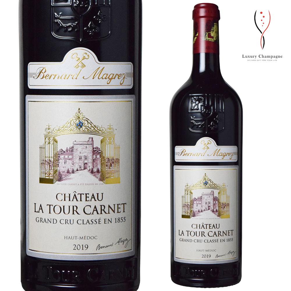 【クール便無料】シャトー・ラ・トゥール・カルネ 2019年 750ml Chateau La Tour Carnet Red ボルドー オーメドック メドック 第4級格付 送料無料 最短当日発送 贈答用 フランス ワイン Bordeaux wine Grand vin