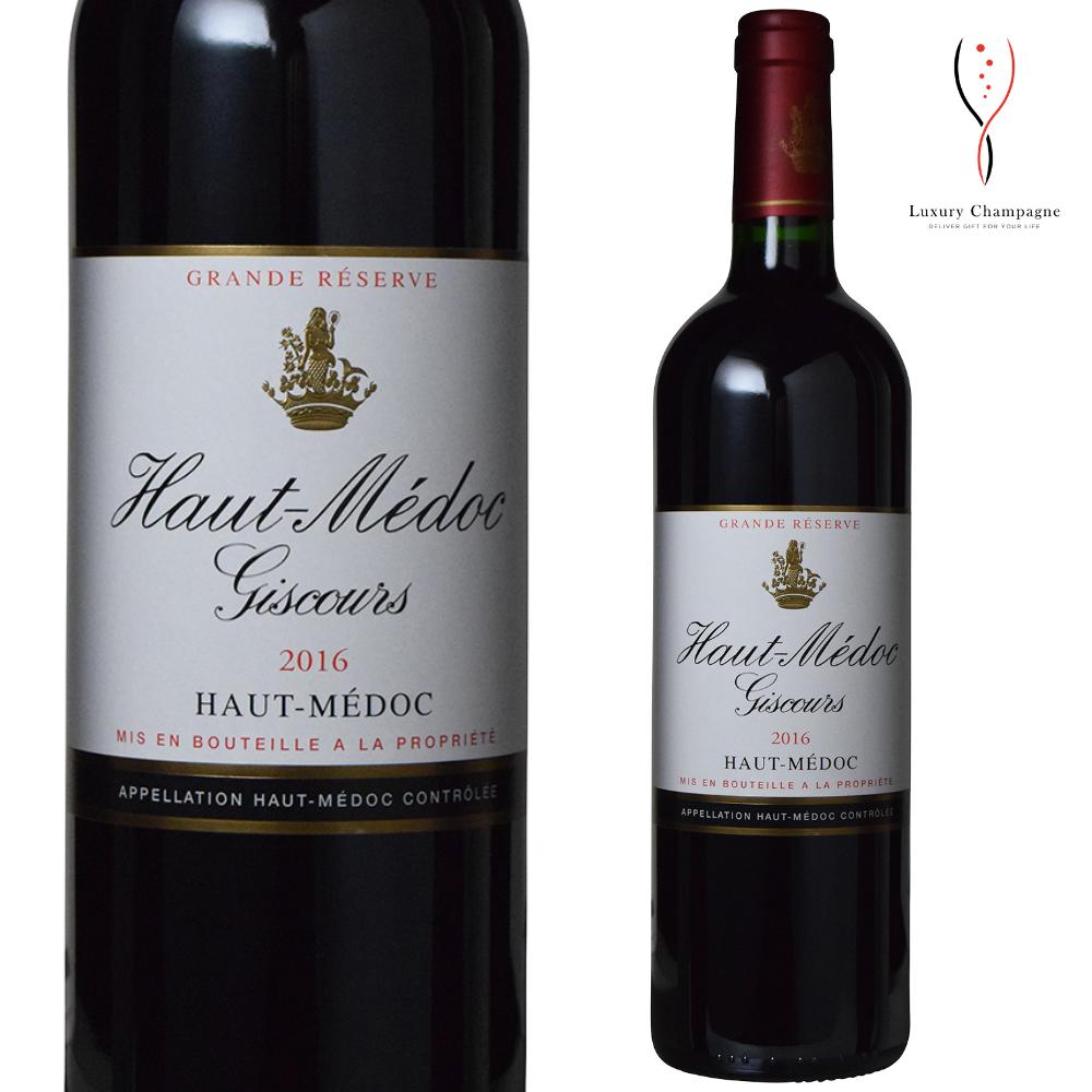 【送料無料】オー・メドック・ジスクール 2016年 750ml Haut Medoc Giscours Red ボルドー マルゴー メドック 第3級格付 サードライン 送料無料 最短当日発送 贈答用 フランス ワイン Bordeaux wine