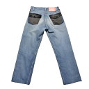 miumiu × Levi's ミュウミュウ × リーバイス パフスリーブ ダッチェスシルク ロールアップ ピンクアレンジ パッジ 501 デニムパンツ 【QW...