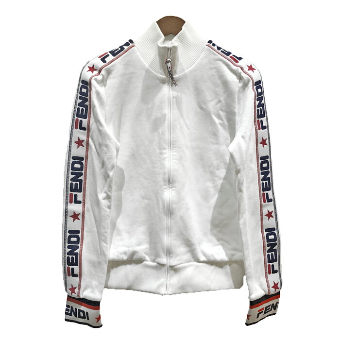 FENDI×FILA　フェンディ×フィラ　ロゴテープ　セットアップジャージ　【FAF069 / FAB156】 size=42　レディース　中古品　本物　送料込み!!