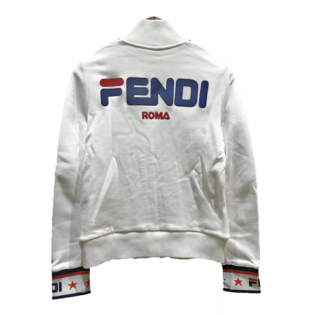 FENDI×FILA　フェンディ×フィラ　ロゴテープ　セットアップジャージ　【FAF069 / FAB156】 size=42　レディース　中古品　本物　送料込み!!