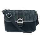 【中古】Christian Dior クリスチャンディオール Dior 8 メッセンジャーバッグ ミニ ディオール オブリーク ジャカード ショルダーバッグ ネ...