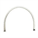 FRED フレッド ホワイトケーブル LM ラージモデル ブレスレット バングル 【6B0160】 テキスタイル ステンレススチール製エンド ホワイト サイズ1...