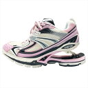 【中古】BALENCIAGA バレンシアガ X-PANDER エクスパンダー ローカットスニーカー シューズ 靴 ピンク size=37 (約24.5cm) 653870 本物 送料込み!!