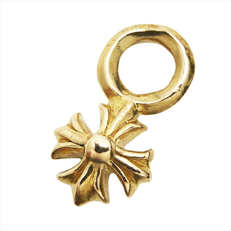 【中古】ChromeHearts クロムハーツ 22K STACK CH PLUS CHプラス スタックチャーム ネックレス ペンダント トップ ゴールド 22金 K22 本物 送料込み!!