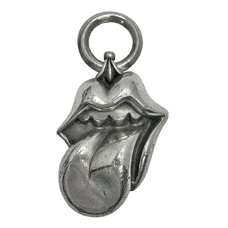 【中古】 Chrome Hearts クロムハーツ LIPSTONGUE PENDANT リップ アンド タン ペンダント ネックレス ..