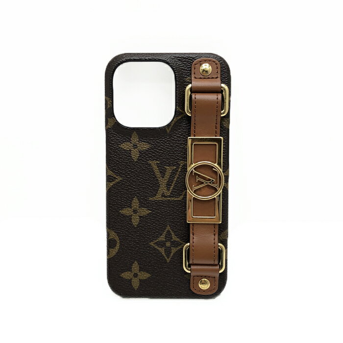 LOUIS VUITTON　ルイヴィトン　iPhone　バンパー　ドーフィーヌ　13 PRO　ケース　カバー　モノグラム　　M81214　中古品　送料込み　送料無料!!