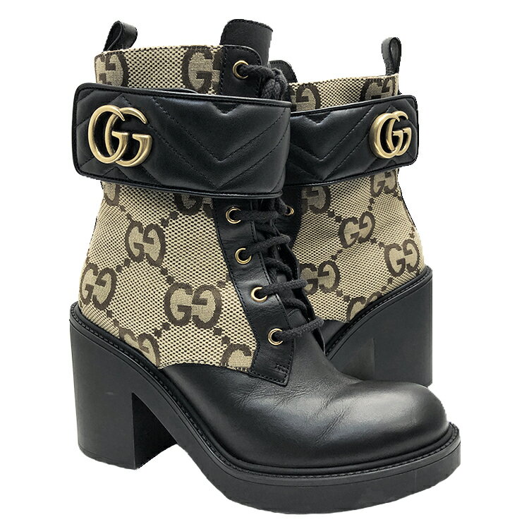 【完売必至】グッチ GGエンボスかっこいいレースアップブーツ 楽天市場】グッチ gucci レースアップブーツの通販