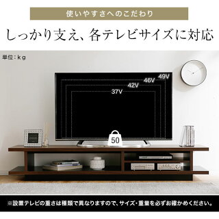 テレビ台180cm国産日本製完成品ウォルナット調ローボードテレビボードテレビラックTV台AVラック収納