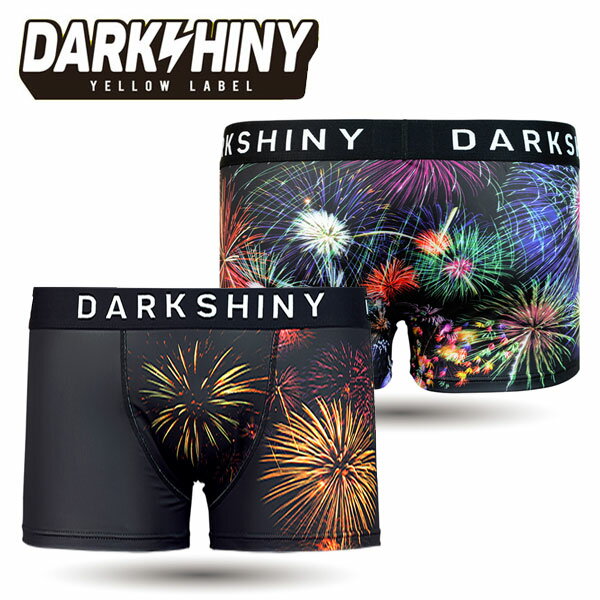 楽天ラグゼアンダーウェアショップ＼父の日 ギフト2024／【DARK SHINY】FIREWORK YLMM68 ダークシャイニー メンズ 花火 ボクサーパンツ / 速乾 インナー 男性 下着【メール便送料無料】