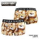 【DARK SHINY】TEDDY BEAR テディベア YLLB01 / ダークシャイニー レディース ボクサー パンツ【取り寄せ商品】【メール便送料無料】