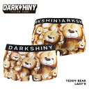 【DARK SHINY/ダークシャイニー】TEDDY BEAR・テディベア / YLLB01 / レディース ボクサーパンツ【2点以上ご購入でメール便送料無料】