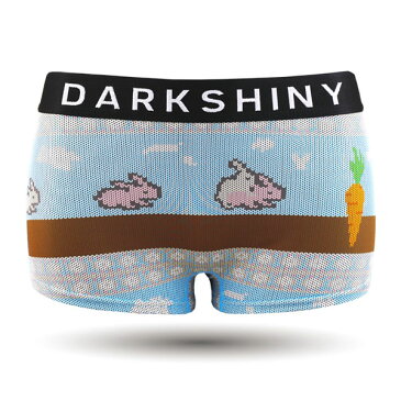 【DARK SHINY】RABBITS IN LOVE・ラビット イン ラブ YLLB04 / ダークシャイニー レディース ボクサー パンツ【取り寄せ商品】【メール便選択で送料無料】