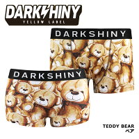 【バレンタイン ギフト】【DARK SHINY】【ペア】TEDDY BEAR / テディベア ダークシャイニー イエローラベル メンズ レディース ボクサーパンツ