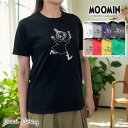 \1,000円OFF!/【MOOMIN×cordial clothing】ミムラねえさん プリント 日本製 綿100% ムーミン キャラクター レディース メンズ Uネック ラウンド Tシャツ 半袖 カットソー ゆったり きれいめ ブランド CC2011001【M/Lサイズ】【8color】