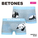 【BETONES】ANIMAL4 / パンダ ビトーンズ レディース ボクサー パンツ シームレスタイプ☆【2点以上ご購入でメール便送料無料】