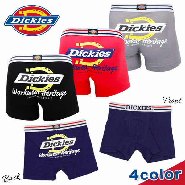 【新色追加】【Dickies】DK NEW LOGO 3color / 14732700 ディッキーズ メンズ ボクサーパンツ　ロゴ 【メール便可】