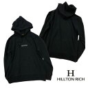 【HILLTON RICH】ヒルトンリッチ メンズ シンプル ロゴ パーカー♪ HRT-018【XS/S/M/L】【取り寄せ商品】