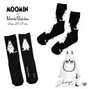 【MOOMIN×Nordicbuddies】アングリー ムーミンク ラシック キャラクター メンズ ハイソックス・ノルディックバディズ ミドル丈 靴下 2des...