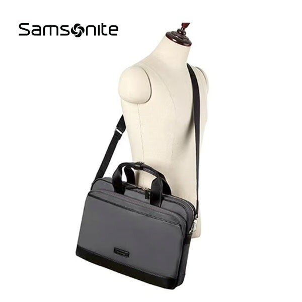 ＼ポイントアップ／【SAMSONITE】サムソナイト JEFFERY 2 ジェフリー 2 ブリーフ ケース グレー（2WAY ショルダー バッグ メッセンジャー 肩掛け トート パソコン ポケット 仕切り）【海外デザイン】【予約商品】【正規品】【送料無料】