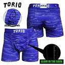 【TORIO】暗闇で光る♪ メジャー / 2401008 トリオ メンズ コラボ アイテム ボクサーパンツ 男性 下着【メール便送料無料】