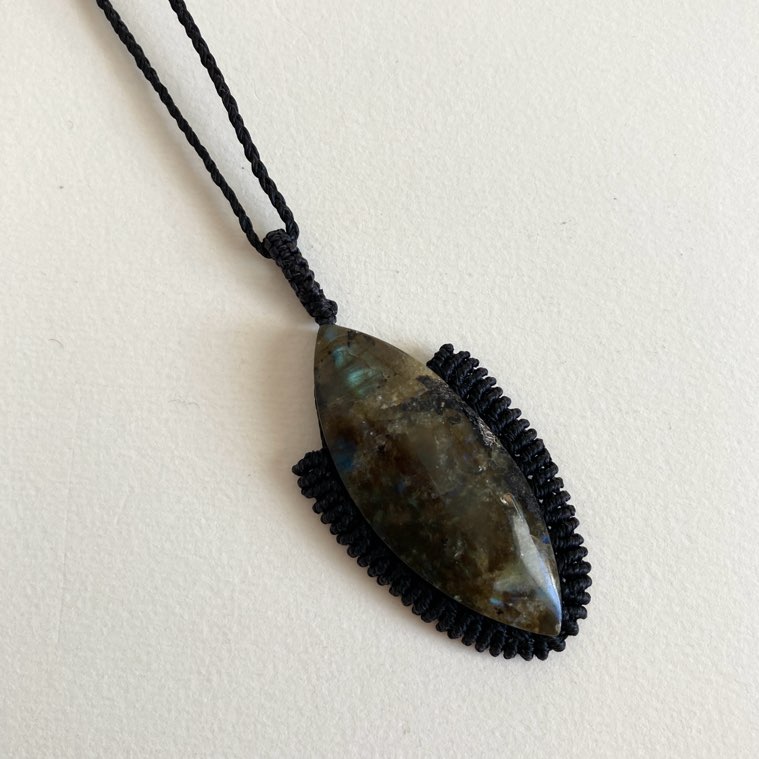 Rakuten - ラブラドライトパターンペンダント ラブラドライト labradorite