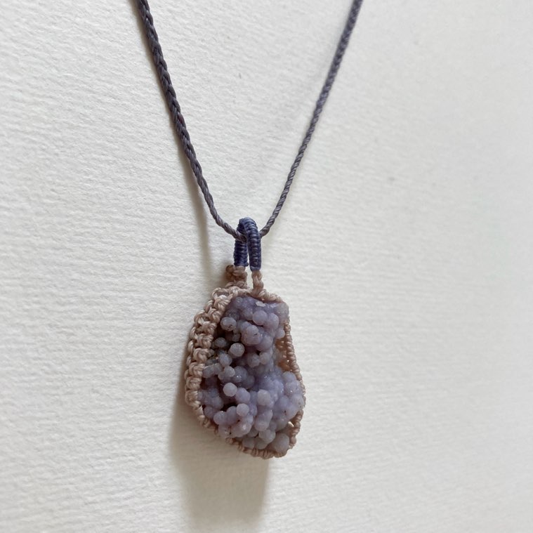 グレープカルセドニーペンダント グレープアゲート