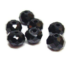 ブラック スピネル ボタンカット 6～7×4～5mm/1粒