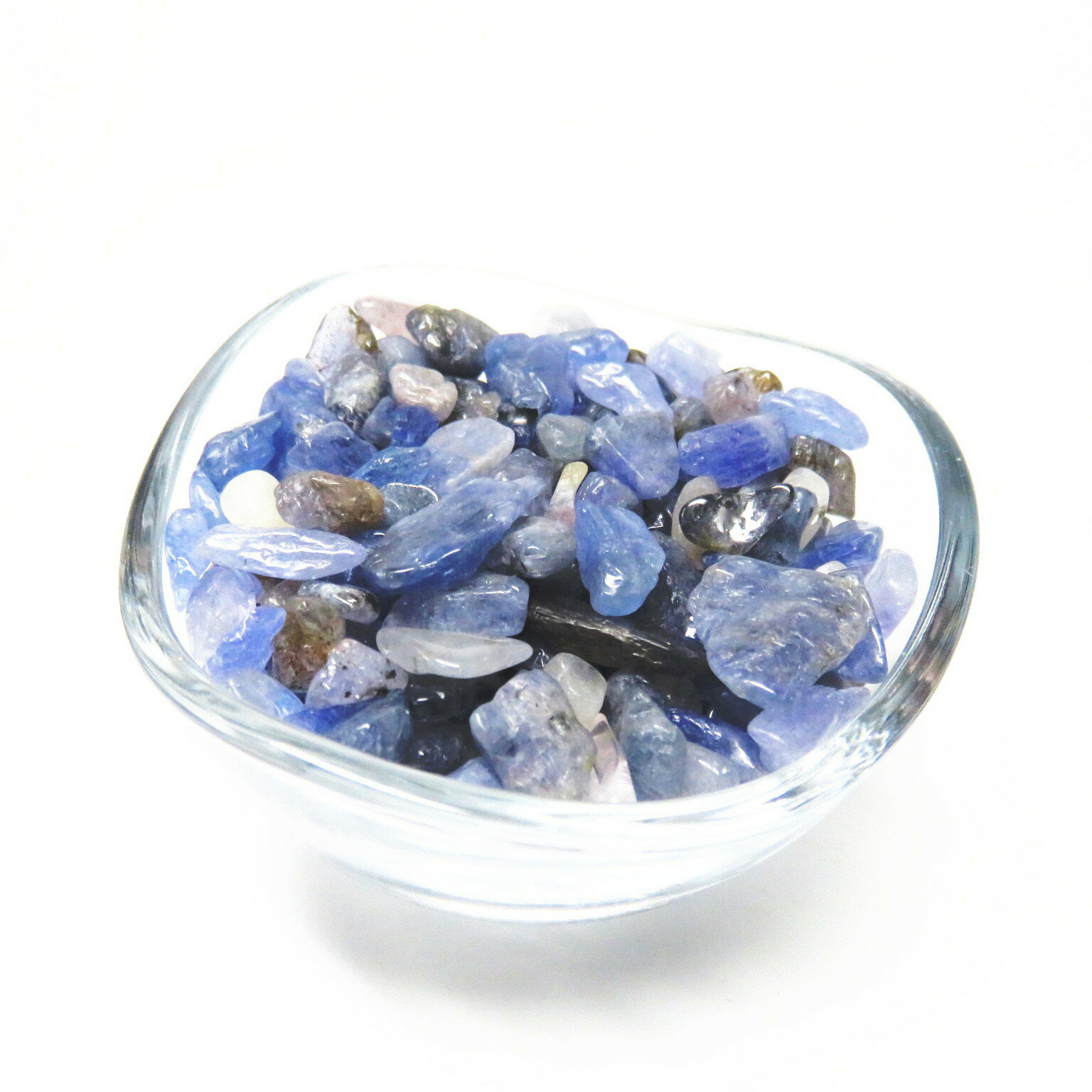 浄化用さざれ石 アイオライト 約5x5～10x18mm 100g 浄化用チップ 浄化 さ...