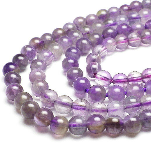 アメジスト(紫水晶) 4.0mm玉 ランク AB 連売り/約40cm 天然石 ビーズ 丸玉 バラ売り 穴空 パワーストーン