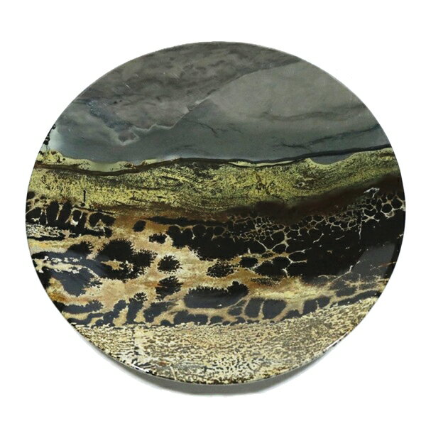 1点物 景観 皿 ジャスパー 直径-208mm 置物 天然石 パワーストーン 1