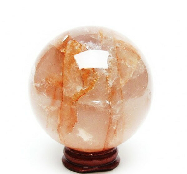 丸玉 レッドヘマタイトクォーツ サイズ-47mm 重さ-140g 現物売り 一点物売...