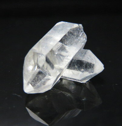 1点物 ハーキマーダイヤモンド クォーツ(ツインタイプ)約20×13mm 1個 天然石 原石 鉱物 穴無し