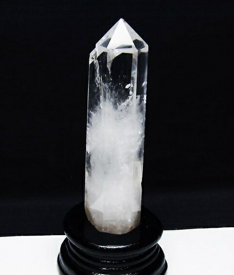 1点物 レインボー入り ヒマラヤ水晶ポイント 230g六角柱 浄化用パワースト...