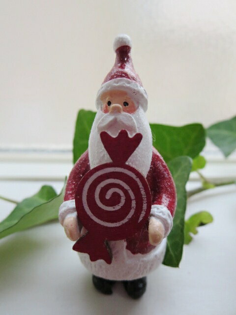 【クリスマス】クリスマス雑貨 小物 サンタクロース キャンディサンタ 置物 オブジェ