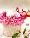 【プリザーブドフラワー】ギフト 【3000円花ギフト】 和風アレンジ お正月 お祝い お誕生日 結婚祝い 出産祝い 桃の節句 ひな祭り 【母の日】(4)