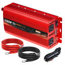 【10%OFFクーポン!5/17限定】【1年間無料交換】 LVYUAN(リョクエン)インバーター 12V 100V 1500W 最大3000W DCAC 直流 ...