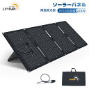 LVYUANソーラーパネル 220W 両面受光型 折りたたみ式 IP68 防水防塵 高出力 (220W 23.6V 11A) 変換効率23% ポータブル電源充電器 ソーラー充電器 太陽光発電 薄型ソーラーチャージャー